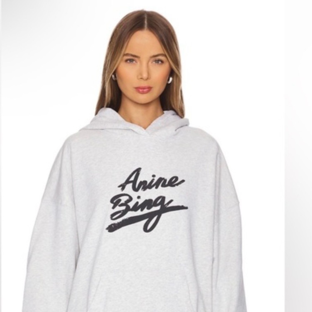Anine Bing Light Gray Hoodie- make me an offer!